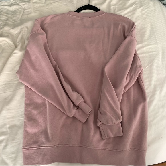 Zara Oversized Pink Crewneck Sweater - Picture 4 of 4
